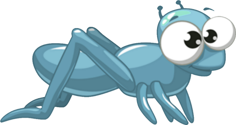 sauterelle - insecte - animaux - smiley émoticône émoji cartoon clipart illustration - artémotic