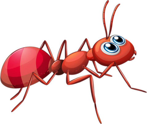 fourmi - insecte - animaux - smiley émoticône émoji cartoon clipart illustration - artémotic