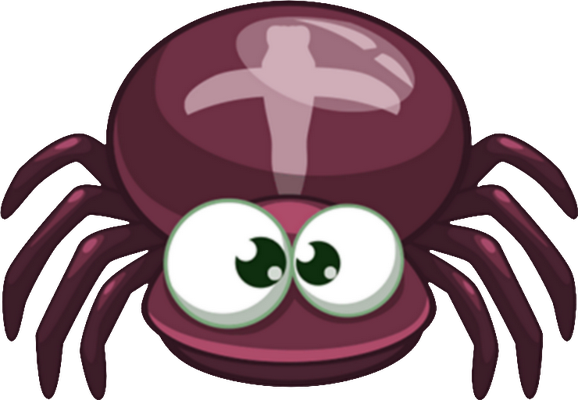 araignée - insecte - animaux - smiley émoticône émoji cartoon clipart illustration - artémotic