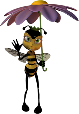 guêpe - insecte - animaux - smiley émoticône émoji cartoon clipart illustration - artémotic