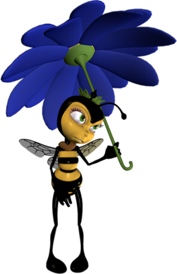 guêpe - insecte - animaux - smiley émoticône émoji cartoon clipart illustration - artémotic