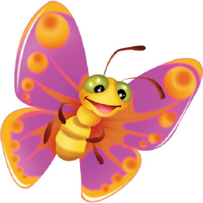 papillon - insecte - animaux - smiley émoticône émoji cartoon clipart illustration - artémotic