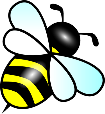 abeille - insecte - animaux - smiley émoticône émoji cartoon clipart illustration - artémotic