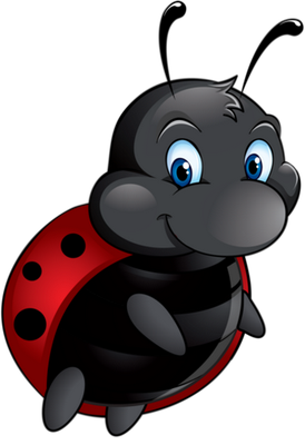 coccinelle - insecte - animaux - smiley émoticône émoji cartoon clipart illustration - artémotic