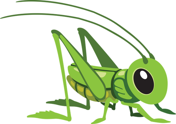 sauterelle - insecte - animaux - smiley émoticône émoji cartoon clipart illustration - artémotic