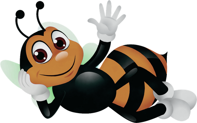 abeille - insecte - animaux - smiley émoticône émoji cartoon clipart illustration - artémotic