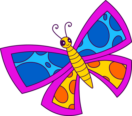 papillon - insecte - animaux - smiley émoticône émoji cartoon clipart illustration - artémotic