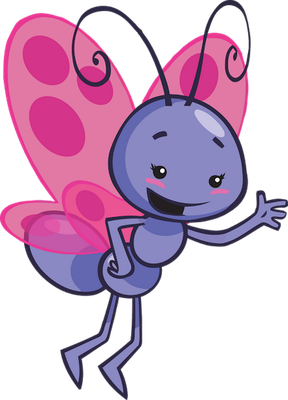 papillon - insecte - animaux - smiley émoticône émoji cartoon clipart illustration - artémotic