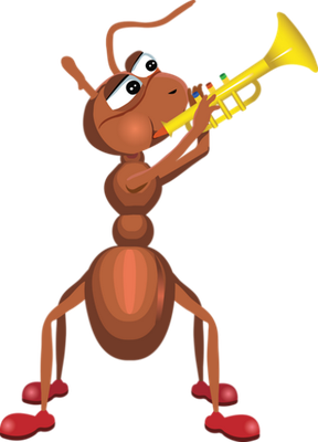 fourmi - insecte - animaux - smiley émoticône émoji cartoon clipart illustration - artémotic
