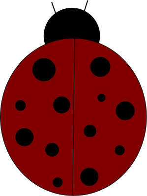 coccinelle - insecte - animaux - smiley émoticône émoji cartoon clipart illustration - artémotic