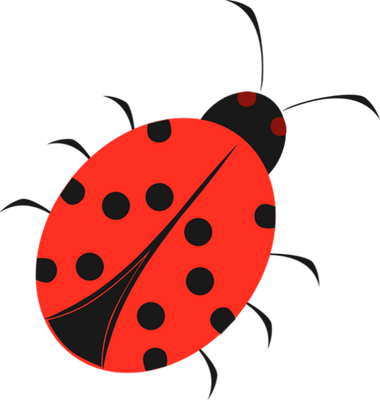 coccinelle - insecte - animaux - smiley émoticône émoji cartoon clipart illustration - artémotic
