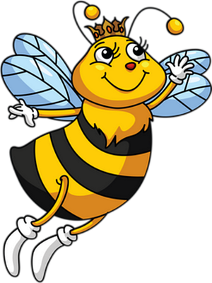 abeille - insecte - animaux - smiley émoticône émoji cartoon clipart illustration - artémotic