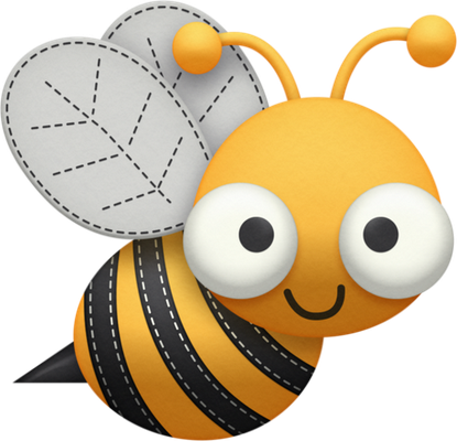 abeille - insecte - animaux - smiley émoticône émoji cartoon clipart illustration - artémotic