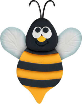 abeille - insecte - animaux - smiley émoticône émoji cartoon clipart illustration - artémotic