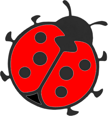 coccinelle - insecte - animaux - smiley émoticône émoji cartoon clipart illustration - artémotic