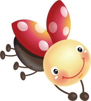 coccinelle - insecte - animaux - smiley émoticône émoji cartoon clipart illustration - artémotic