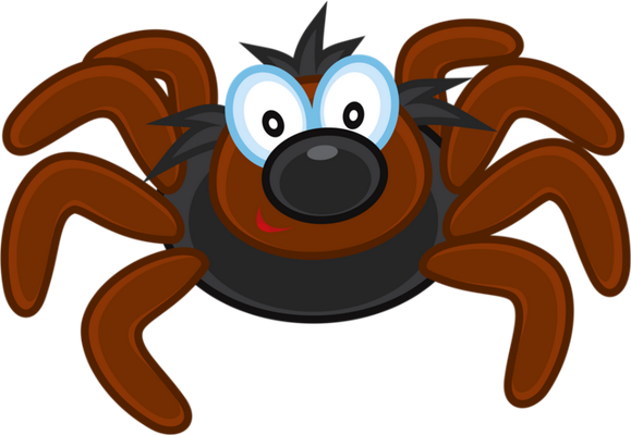 araignée - insecte - animaux - smiley émoticône émoji cartoon clipart illustration - artémotic