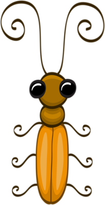 cafard - insecte - animaux - smiley émoticône émoji cartoon clipart illustration - artémotic