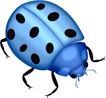 coccinelle - insecte - animaux - smiley émoticône émoji cartoon clipart illustration - artémotic