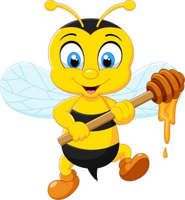 abeille - insecte - animaux - smiley émoticône émoji cartoon clipart illustration - artémotic