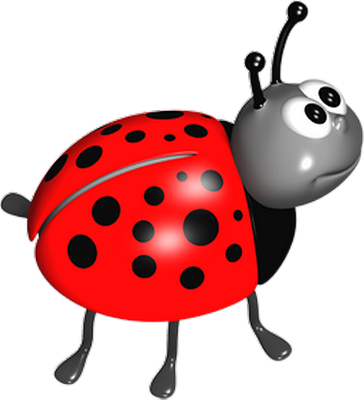 coccinelle - insecte - animaux - smiley émoticône émoji cartoon clipart illustration - artémotic