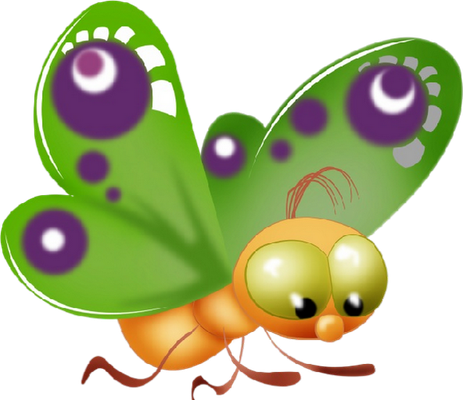 papillon - insecte - animaux - smiley émoticône émoji cartoon clipart illustration - artémotic
