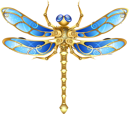 libellule - insecte - animaux - smiley émoticône émoji cartoon clipart illustration - artémotic