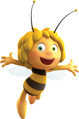 Maya [Maya l'Abeille] - insecte - animaux - smiley émoticône émoji cartoon clipart illustration - artémotic