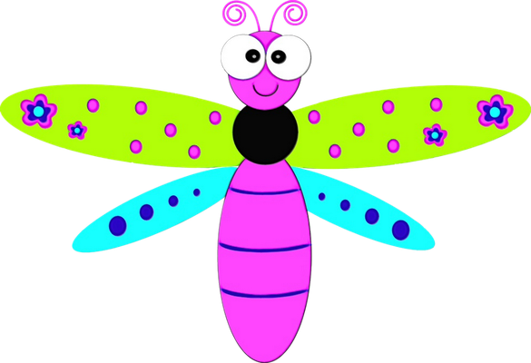 libellule - insecte - animaux - smiley émoticône émoji cartoon clipart illustration - artémotic