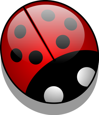 coccinelle - insecte - animaux - smiley émoticône émoji cartoon clipart illustration - artémotic