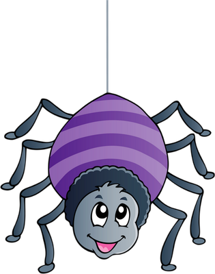 araignée - insecte - animaux - smiley émoticône émoji cartoon clipart illustration - artémotic