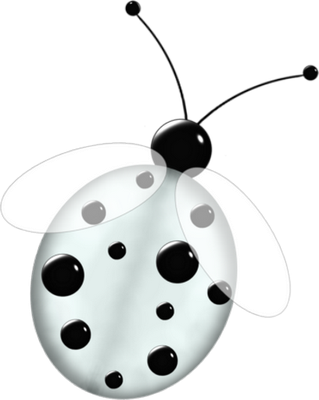 coccinelle - insecte - animaux - smiley émoticône émoji cartoon clipart illustration - artémotic