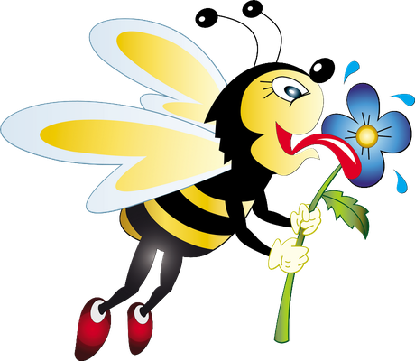 abeille - insecte - animaux - smiley émoticône émoji cartoon clipart illustration - artémotic