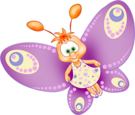papillon - insecte - animaux - smiley émoticône émoji cartoon clipart illustration - artémotic