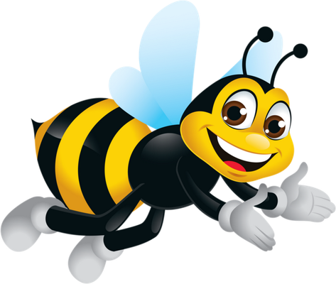 abeille - insecte - animaux - smiley émoticône émoji cartoon clipart illustration - artémotic