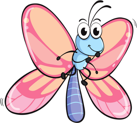 papillon - insecte - animaux - smiley émoticône émoji cartoon clipart illustration - artémotic