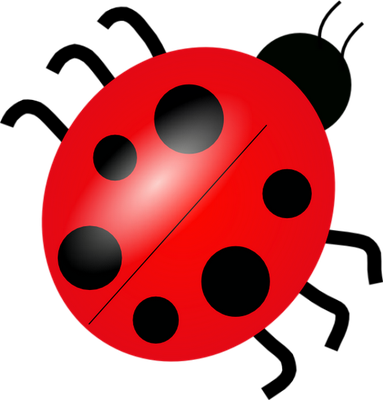 coccinelle - insecte - animaux - smiley émoticône émoji cartoon clipart illustration - artémotic