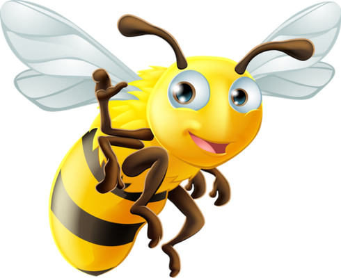 abeille - insecte - animaux - smiley émoticône émoji cartoon clipart illustration - artémotic