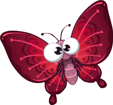papillon - insecte - animaux - smiley émoticône émoji cartoon clipart illustration - artémotic