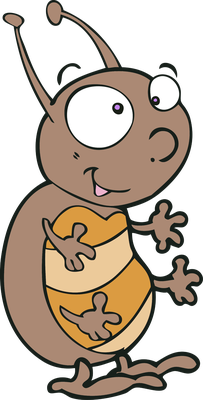 cafard - insecte - animaux - smiley émoticône émoji cartoon clipart illustration - artémotic