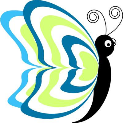 papillon - insecte - animaux - smiley émoticône émoji cartoon clipart illustration - artémotic