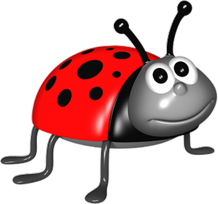 coccinelle - insecte - animaux - smiley émoticône émoji cartoon clipart illustration - artémotic