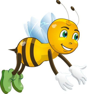 abeille - insecte - animaux - smiley émoticône émoji cartoon clipart illustration - artémotic