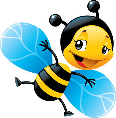 abeille - insecte - animaux - smiley émoticône émoji cartoon clipart illustration - artémotic