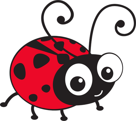 coccinelle - insecte - animaux - smiley émoticône émoji cartoon clipart illustration - artémotic
