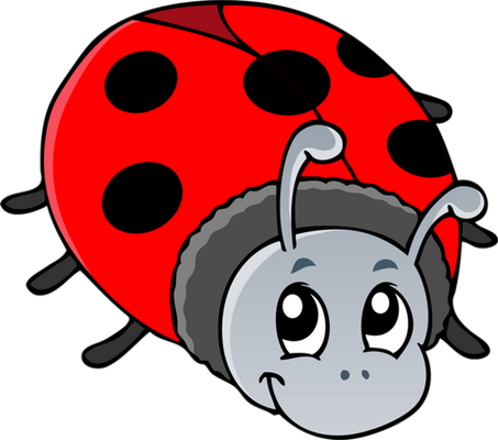 coccinelle - insecte - animaux - smiley émoticône émoji cartoon clipart illustration - artémotic