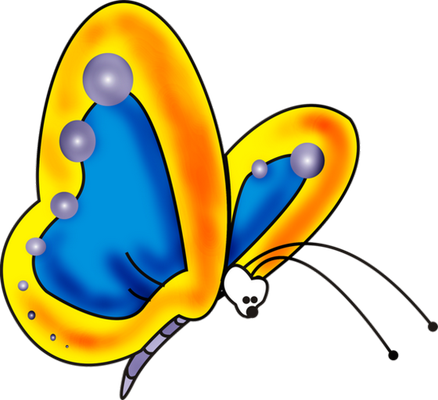 papillon - insecte - animaux - smiley émoticône émoji cartoon clipart illustration - artémotic