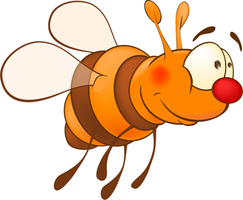 abeille - insecte - animaux - smiley émoticône émoji cartoon clipart illustration - artémotic