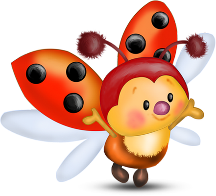 coccinelle - insecte - animaux - smiley émoticône émoji cartoon clipart illustration - artémotic