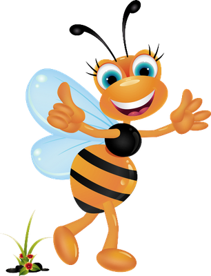 abeille - insecte - animaux - smiley émoticône émoji cartoon clipart illustration - artémotic